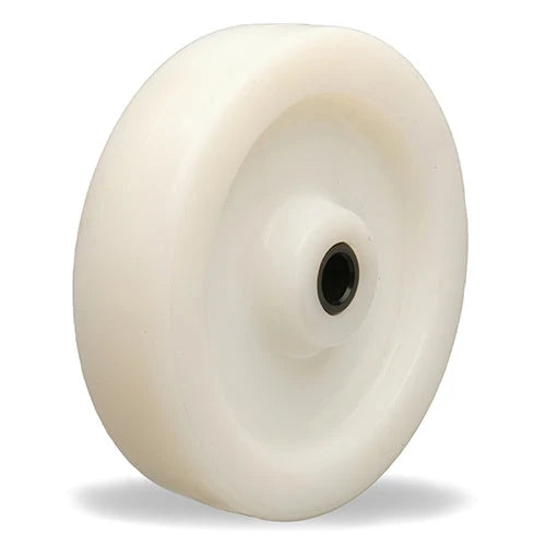 Hamilton W-820-WNZ-3/4 White Nylon Wheel - Premium Caster Wheel with 8" Diameter, 2" Wide, 2 3/16" Hub Length, and 3/4" Delrin Bearing - Ideal for Heavy-Duty Commercial and Residential Casters Hamilton