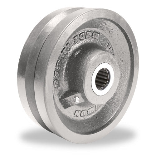 Hamilton W-825-HVB-1 High-Temperature V-Grooved Wheel - 8" Metal Wheel, 750°F Heat Resistance, for Industrial & Engineering Use Hamilton