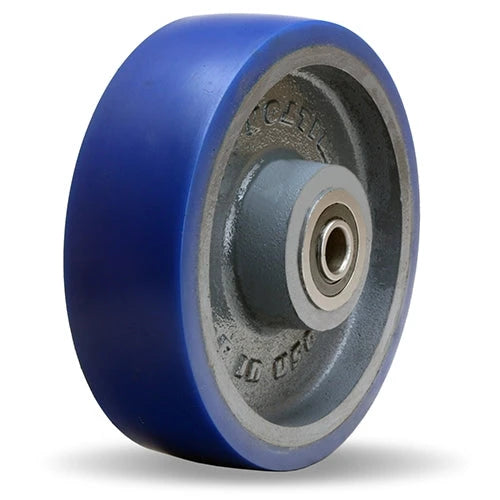 Hamilton W-825-SPT-1 Ergo-Glide Wheel - 8" x 2.5" Polyurethane on Cast Iron with Precision Bearing for Industrial Use Hamilton