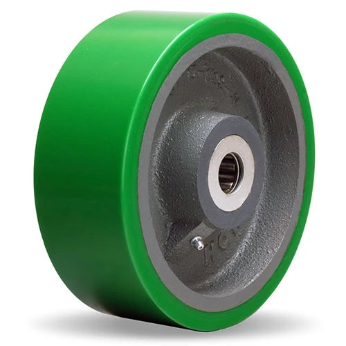 Hamilton W-830-D-1-1/4 Duralast Wheel - 8" Polyurethane on Cast Iron, Heavy-Duty 3" Wide Wheel for Industrial Use Hamilton