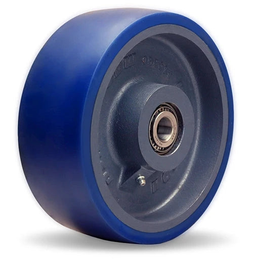 W-830-SPT-3/4 Hamilton Ergo-Glide Polyurethane Wheel 8" - High-Capacity, Noise-Reducing Cast Iron Wheel for Industrial Use Hamilton