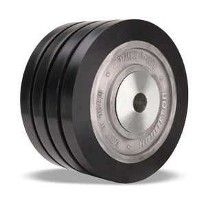 Heavy Duty |  5400lb Capacity |  Hamilton Quad-Wheel Casters | 8" UltraGlide Polyurethane | Smooth & Durable | Perfect for Industrial & Heavy Equipment Hamilton