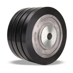 Heavy Duty |  5400lb Capacity |  Hamilton Quad-Wheel Casters | 8" UltraGlide Polyurethane | Smooth & Durable | Perfect for Industrial & Heavy Equipment Hamilton
