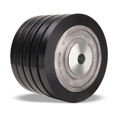 Hamilton W-850-SWF70D-1-1/4 Heavy Duty Caster, 6000 lbs Capacity, 8" x 5" Polyurethane Wheel Hamilton