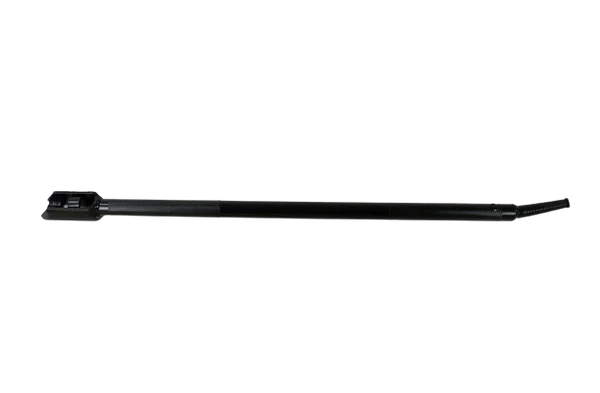 W-CP Combo Painted Winch Bar - 40" Black Non-Slip Handle, Angled Nose for Secure Load Handling CasterHQ