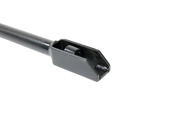 W-CP Combo Painted Winch Bar - 40" Black Non-Slip Handle, Angled Nose for Secure Load Handling CasterHQ