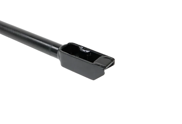W-CP Combo Painted Winch Bar - 40" Black Non-Slip Handle, Angled Nose for Secure Load Handling CasterHQ