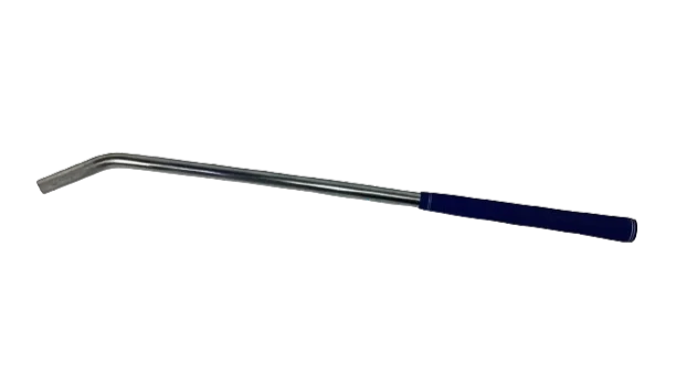 W-TDBAR-34BH - 34" Tie Down Bar | High Strength & Durability | Blue Grip Sleeve, Chrome Finish SAFE 'N SECURE LLC