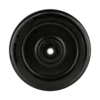 WC2054BC 5 X 1 1/4 inch Black TPU A98 Crown Tread Wheel - Durable Polypropylene Light/Medium Duty Wheel with 5/16 inch Bushing CasterHQ