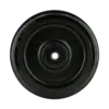 WC2054BC 5 X 1 1/4 inch Black TPU A98 Crown Tread Wheel - Durable Polypropylene Light/Medium Duty Wheel with 5/16 inch Bushing -  | CasterHQ