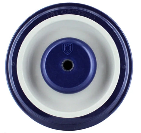 5 Inch x 1-1/4 Inch Shopping Cart Wheel - P&H Caster Replacement | Shore 98A Polyurethane Dual Bearings P&H Casters