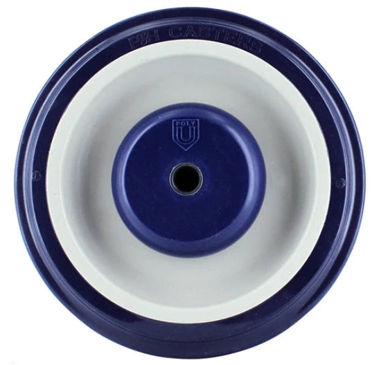 5 Inch x 1-1/4 Inch Shopping Cart Wheel - P&H Caster Replacement | Shore 98A Polyurethane Dual Bearings P&H Casters