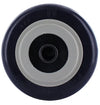 4 Inch x 2 Inch Blue/Tan TPU Crown Tread Wheel - 1/2 Inch QuadX Bearings | Medium/Heavy Duty PH Casters