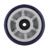 6 Inch x 2 Inch Blue TPU Polyurethane Caster Wheel - 1000 lbs Capacity | QuadX Precision Bearings CasterHQ