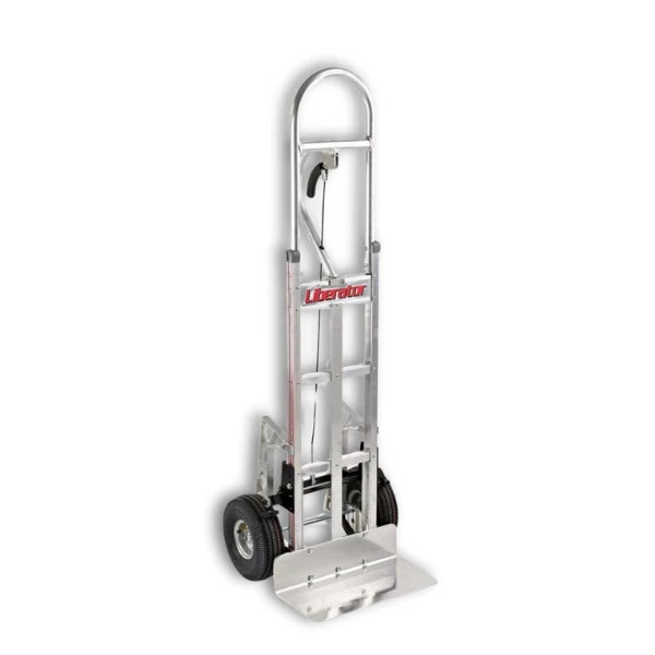 B&P Manufacturing Straight Loop Tread Brake Truck with 10" Pneumatic Wheels - Durable & Reliable Material Handling Solution for Heavy-Duty Applications BP MFG