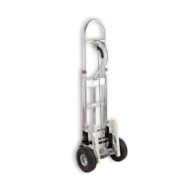 B&P Manufacturing Straight Loop Tread Brake Truck with 10" Pneumatic Wheels - Durable & Reliable Material Handling Solution for Heavy-Duty Applications BP MFG