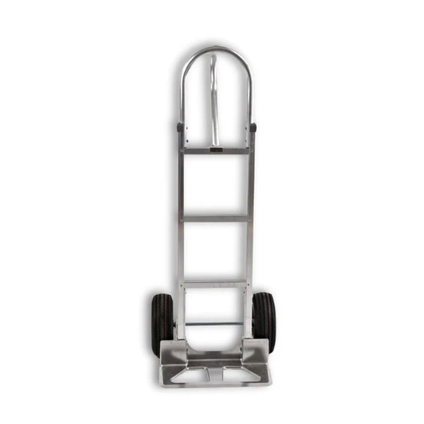 B&P Manufacturing Straight Loop Handle with Vertical Grip and 10" Pneumatic Wheels - Heavy-Duty, Ergonomic Design for Industrial and Commercial Use - Model WEB-HTA-015 BP MFG