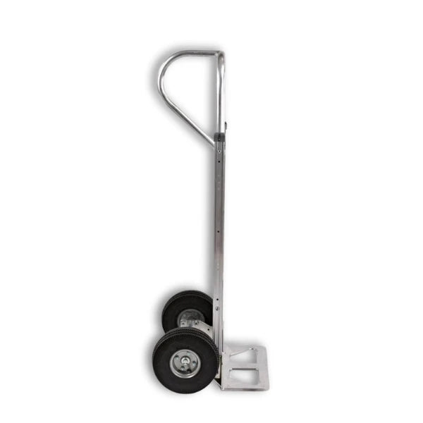 B&P Manufacturing Straight Loop Handle with Vertical Grip and 10" Pneumatic Wheels - Heavy-Duty, Ergonomic Design for Industrial and Commercial Use - Model WEB-HTA-015 BP MFG