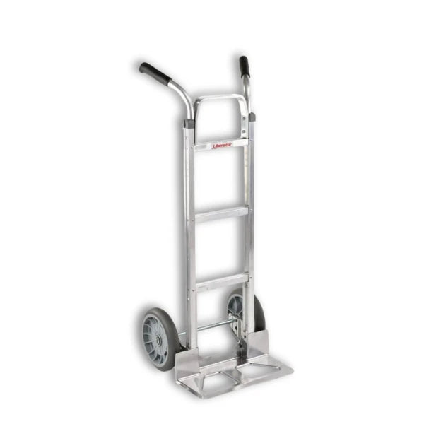 B&P Manufacturing Double Grip Handle with 10" Balloon Cushion Wheels - Heavy-Duty, Ergonomic Design for Industrial and Commercial Use - Model WEB-HTA-016 BP MFG