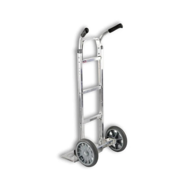 B&P Manufacturing Double Grip Handle with 10" Balloon Cushion Wheels - Heavy-Duty, Ergonomic Design for Industrial and Commercial Use - Model WEB-HTA-016 BP MFG