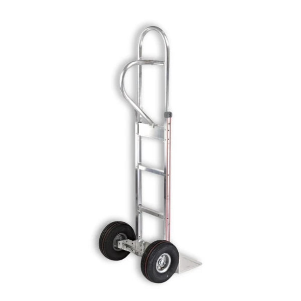 B&P Manufacturing 60" Straight Loop Vertical Grip with 10" Pneumatic Wheels - Heavy-Duty Mobility Solution for Industrial & Commercial Use - Model WEB-HTA-023 BP MFG