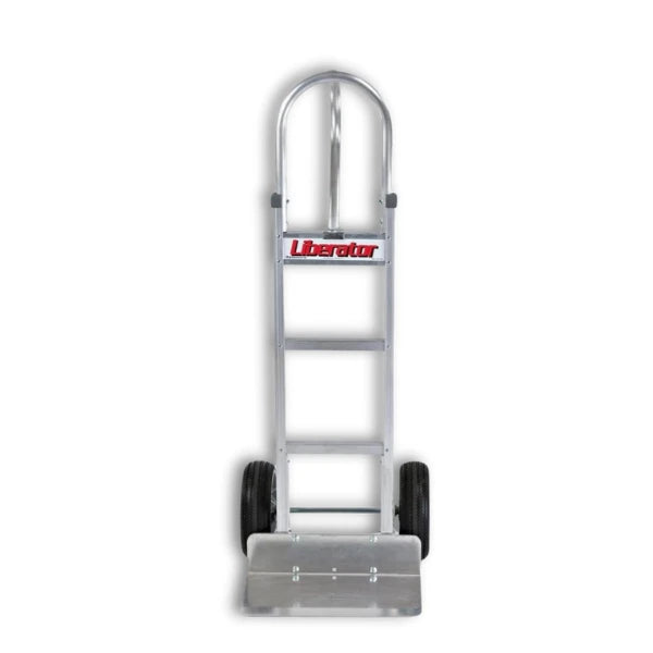 B&P Manufacturing 52" Straight Loop Vertical Grip with 10" No Flat Wheels - Durable Industrial Caster for Enhanced Mobility BP MFG