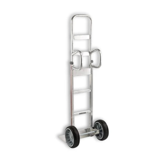 B&P Manufacturing Double Vertical Handle with 10" No Flat Wheels - Heavy-Duty, Reliable Mobility for Industrial Applications (Model: WEB-HTA-031) BP MFG