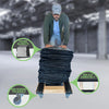 18 Inch x 30 Inch Oak H-Frame Furniture Dolly - 1000 lbs Capacity | 4 Inch Non-Marking Wheels | USA-Made CasterHQ