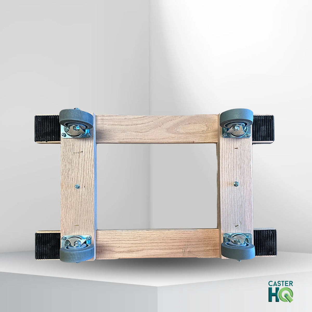 18 Inch x 30 Inch Oak H-Frame Furniture Dolly - 1000 lbs Capacity | 5 Inch Non-Marking Wheels | USA-Made -  | CasterHQ