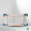 18 Inch x 36 Inch Oak H-Frame Furniture Dolly - 1000 lbs Capacity | 4 Inch Non-Marking Wheels | USA-Made CasterHQ