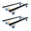 40"x18" Oak Furniture Dolly 3" TPR Wheels 2-Pack – 900 lb | CasterHQ