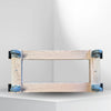 18 Inch x 40 Inch Oak H-Frame Furniture Dolly - 900 lbs Capacity | 3 Inch Non-Marking Wheels | USA-Made CasterHQ