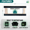 18 Inch x 40 Inch Oak H-Frame Furniture Dolly - 900 lbs Capacity | 3 Inch Non-Marking Wheels | USA-Made CasterHQ