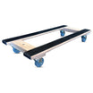 40"x18" Oak Furniture Dolly 3.5" TPR Wheels – 1000 lb | CasterHQ