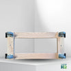40"x18" Oak Furniture Dolly 5" TPR Wheels – 1000 lb | CasterHQ
