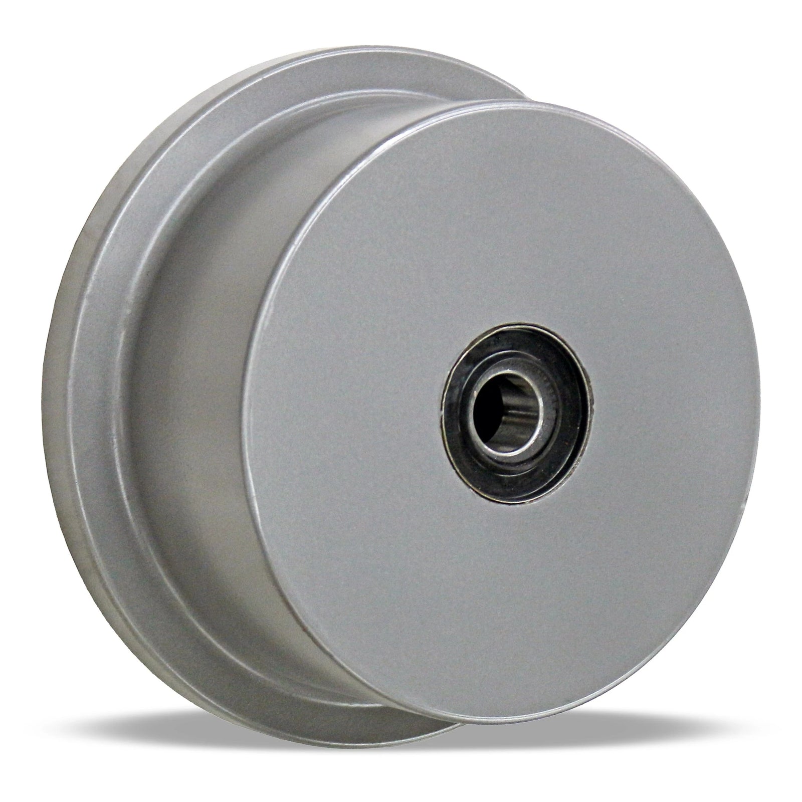 Hamilton WFT-10SDT-1-1/4 Ductile Iron Single Flanged Track Wheel - 10" Diameter, 4" Face, 5" Hub with 1 1/4" Sealed Precision Bearings for Industrial Use Hamilton
