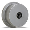 Hamilton WFT-10SDT-1-1/4 Ductile Iron Single Flanged Track Wheel - 10" Diameter, 4" Face, 5" Hub with 1 1/4" Sealed Precision Bearings for Industrial Use Hamilton