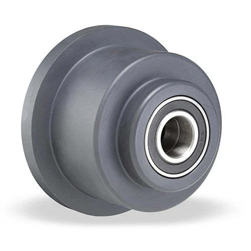 Hamilton 4" Nylast Track Wheel - 1000 lbs Load Capacity, Single Flanged, 2" Face, 3 1/4" Hub, 3/4" Sealed Precision Ball Bearing Hamilton