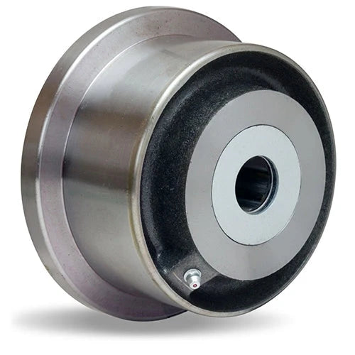 Hamilton WFT-5FH-1 Forged Steel Single Flanged Track Wheel - 5" x 2 1/16" Face, 3 1/4" Hub with 1" Bearing for Industrial Use Hamilton