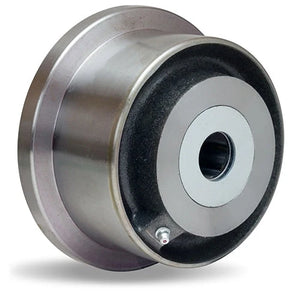 Hamilton WFT-5FL-2-7/16 Forged Steel Single Flanged Track Wheel - 5" Diameter, 2 1/16" Face, 3 1/4" Hub Length with 2-7/16" Plain Bore for Industrial Use Hamilton