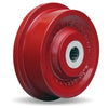 Hamilton WFT-6L-1 Cast Iron Single Flanged Track Wheel - 6 1/8" Diameter, 1 11/16" Face, 2 3/4" Hub Length, 1" Bore for Industrial & Track Applications Hamilton