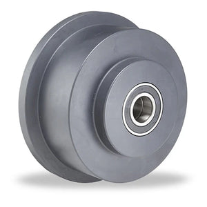 Hamilton 6" x 2" Nylast Single Flanged Wheel – 1500 lb