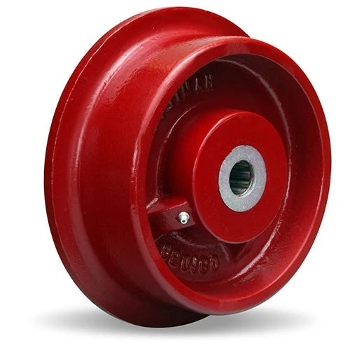 Hamilton WFT-82H-1-1/2 Cast Iron Single Flanged Track Wheel - 8" Diameter, 1-1/2" Bearing for Industrial & Manufacturing Use Hamilton