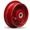 Hamilton Ductile Iron Single Flanged Track Wheel 7-7/8" Diameter x 2-1/4" Face x 3-1/4" Hub length with 1" Precision Tapered Roller Bearing Hamilton