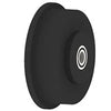 Hamilton Single Flanged Nylast (HP Cast Nylon) Track Wheel 8" Diameter x 2" Face x 3 1/4" Hub length with 1" Sealed Precision Ball Bearing Hamilton