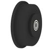 Hamilton Single Flanged Nylast (HP Cast Nylon) Track Wheel 8" Diameter x 2" Face x 3 1/4" Hub length with 1" Sealed Precision Ball Bearing Hamilton