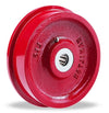 Hamilton WFT-9H-1-1/4 Cast Iron Flanged Wheel - 8 7/8" Dia x 2 1/4" Face - 1-1/4" Roller Bearing Hamilton