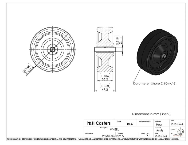 P&H WT2043BS - view 1