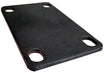 2-3/8" x 3-5/8" Weld-On Top Plate Shim WTP-2383625-UN | CasterHQ