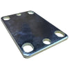 2-3/8" x 3-5/8" Zinc Plated Bolt-On Top Plate/Shim for Easy Caster Installation CasterHQ